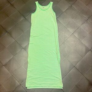 OLD NAVY GIRLS GREEN T SHIRT TANK DRESS SIZE LARGE 10/12